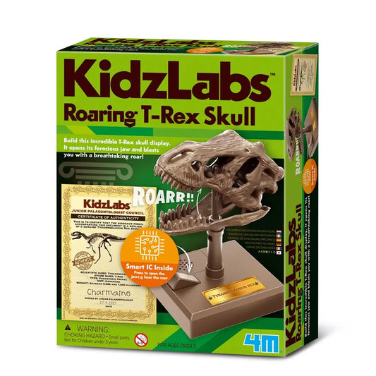 Kidzlab - Roaring R-Rex Skull Dam