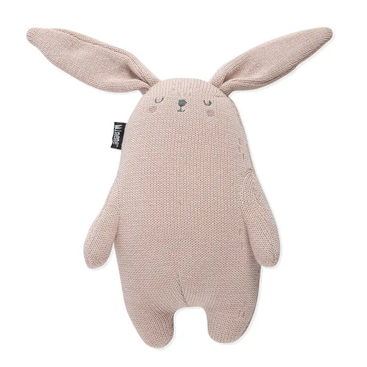 Knitted comforter - pink rabbit Minene