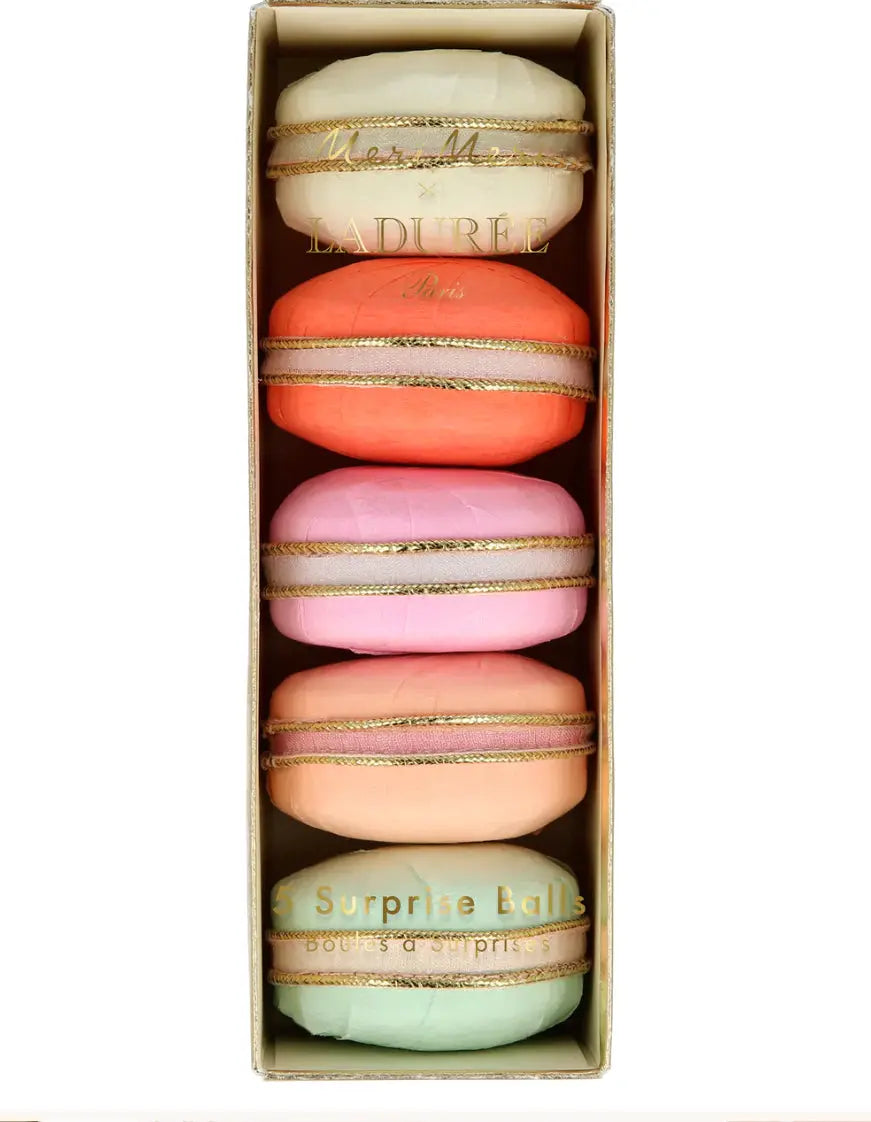 Ladurée Paris Macaron Surprise Balls (x 5) Meri Meri
