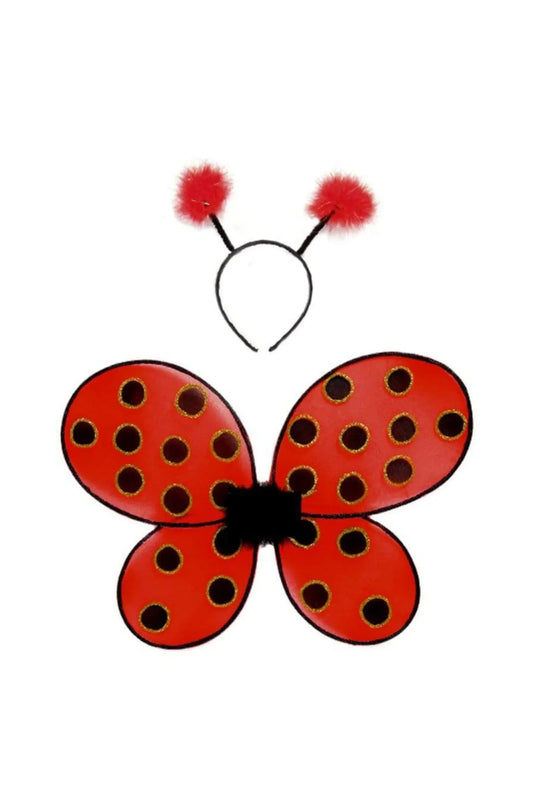 Ladybug Wings & Headband Great Pretenders