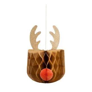 Large Hanging Honeycomb Decorations (x 5) Meri Meri