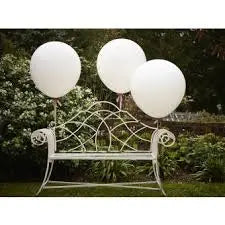 Large White Feature Balloons Ginger Ray