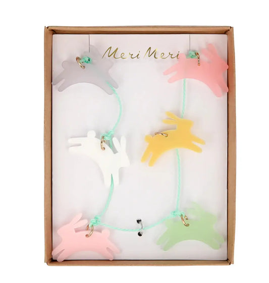 Leaping Bunny Necklace Meri Meri