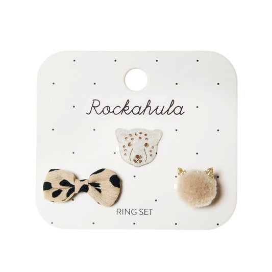 Lily Leopard Ring Set Rockahula