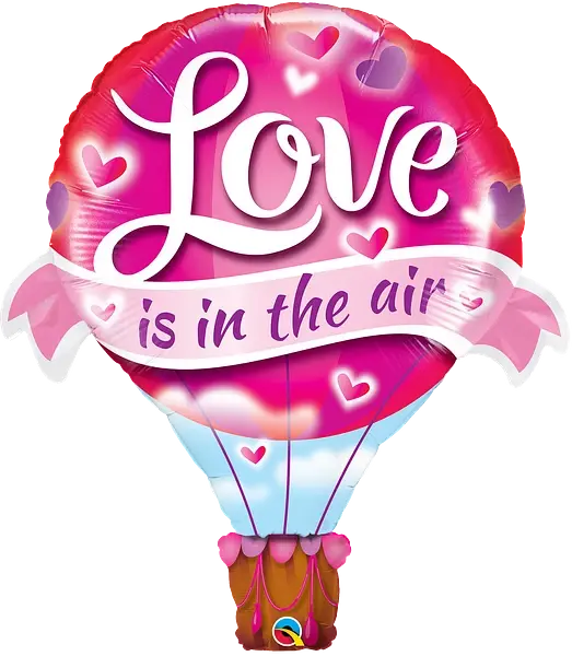 Love Is In The Air Balloon Foil Balloon qualatex