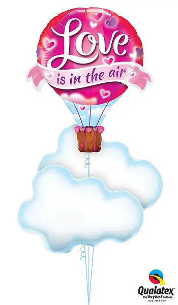 Love Is In The Air Balloon Foil Balloon qualatex