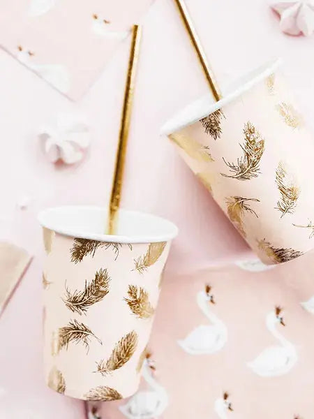 Lovely Swan Paper cups Partydeco