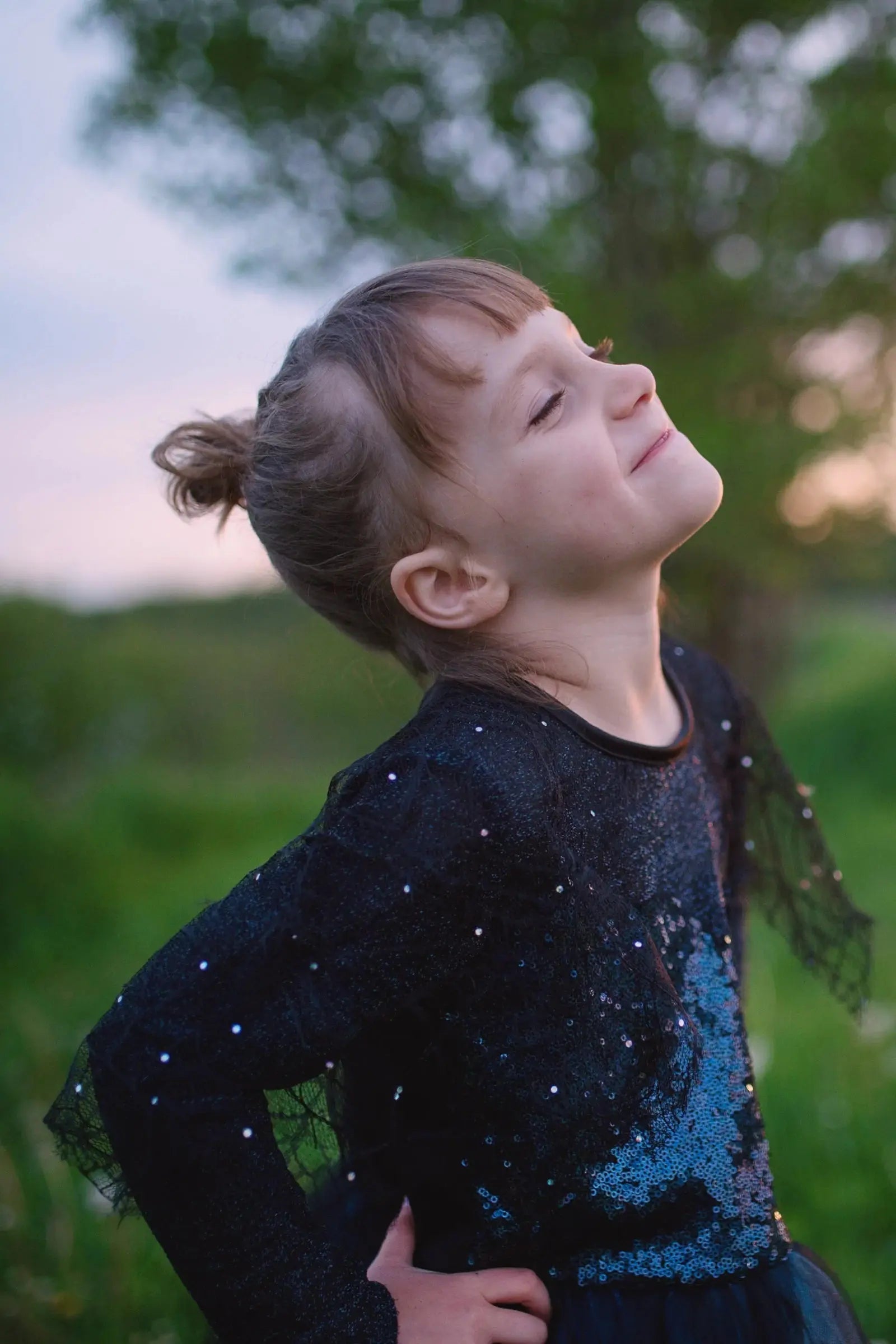 Luna the midnight witch - dress costume with headband - Halloween Great Pretenders