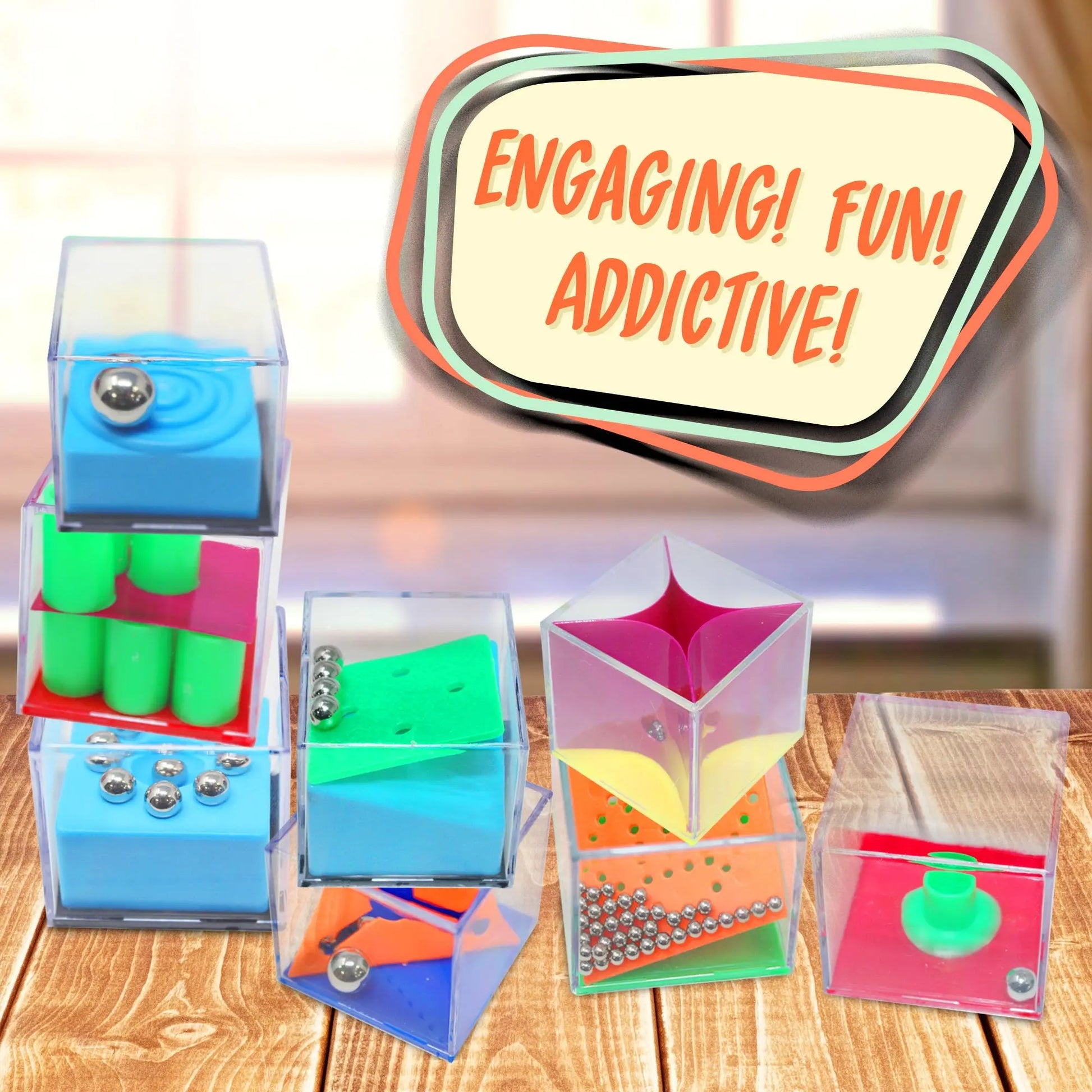 MIND-BOGGLING BRAIN TEASING MINI PUZZLES Twiddlers