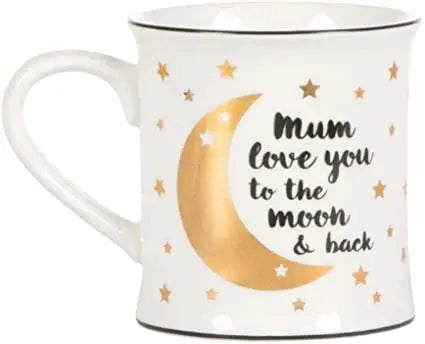 MUM LOVE YOU TO THE MOON AND BACK MUG SASS AND BELLE