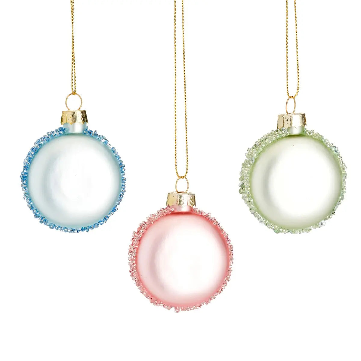 Macaron Shaped Bauble Assorted SASS AND BELLE