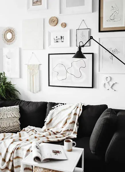 Macrame, off-white, 30x49cm Partydeco