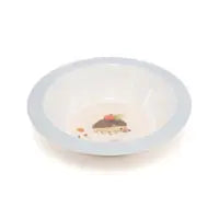 Melamine bowl animal craddle dove blue Petit Monkey