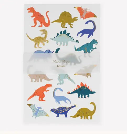 Meri Meri - Dino tattoos Meri Meri