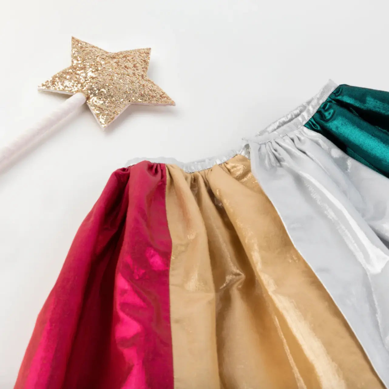 Metallic Rainbow Cape & Wand Meri Meri