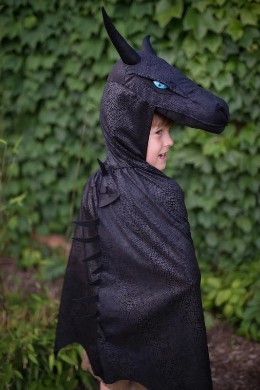 Midnight dragon cape 5-6 years - Great Pretenders Great Pretenders
