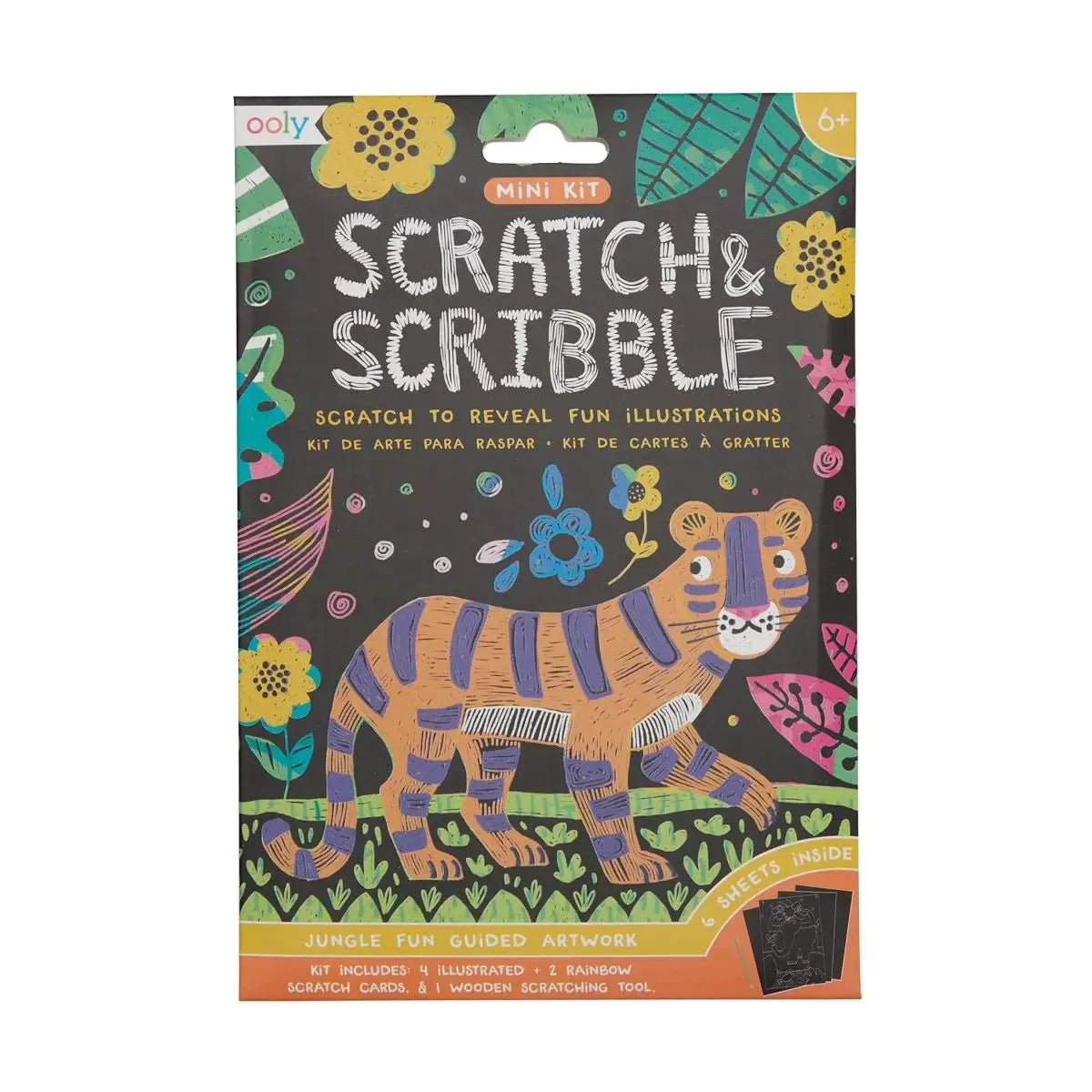 Mini Jungle Fun Scratch & Scribble OOLY