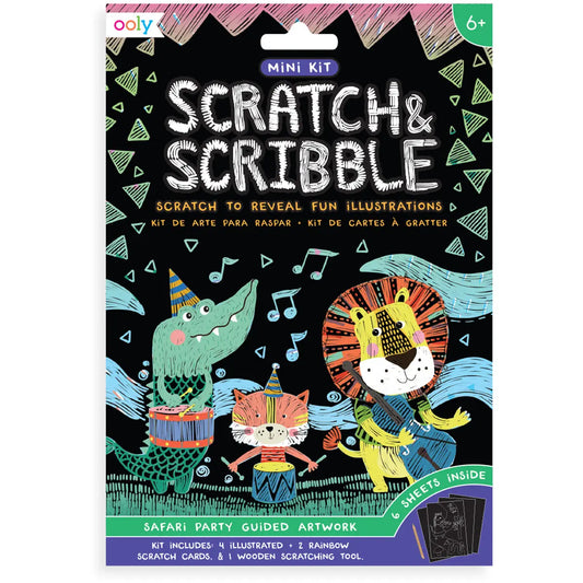 Mini Scratch & Scribble – Safari Party OOLY