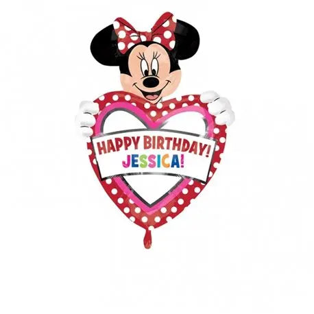 Minnie Mouse Personalised Shape Foil Anagram