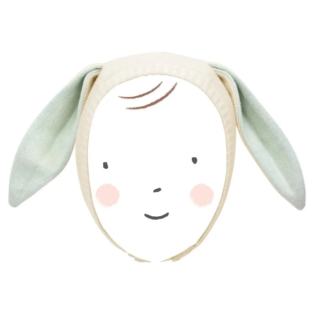Mint Bunny Baby Bonnet Meri Meri
