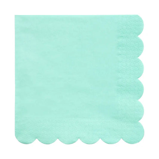Mint napkins L Meri Meri