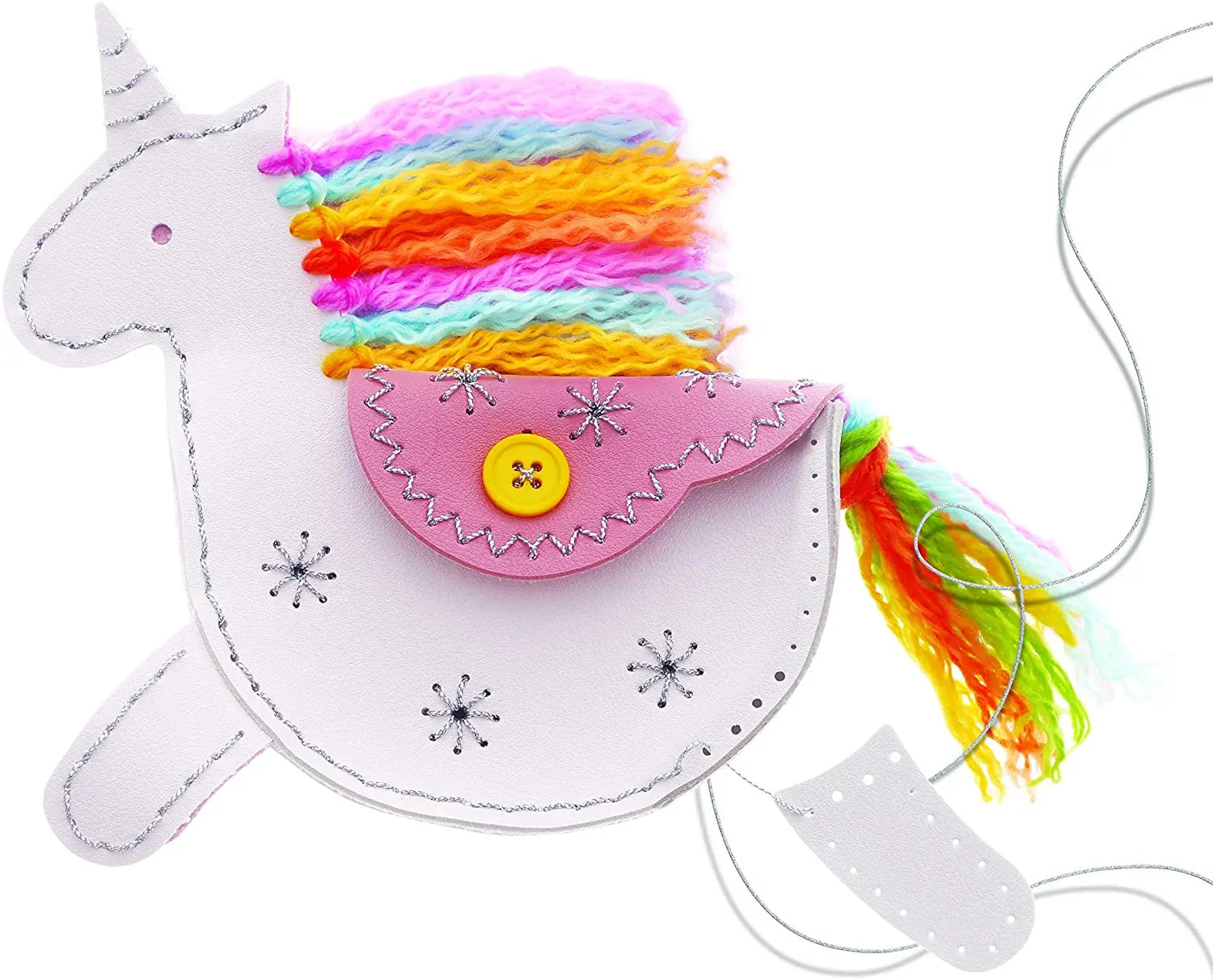 My Unicorn Faux Leather Pouch - Multicolors Dam