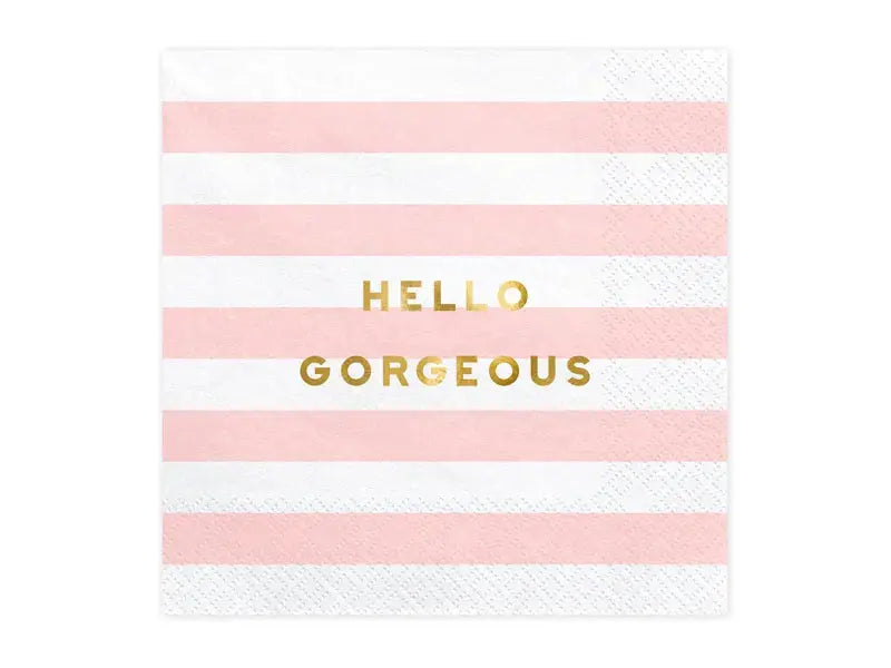 Napkins - Hello Gorgeous Partydeco