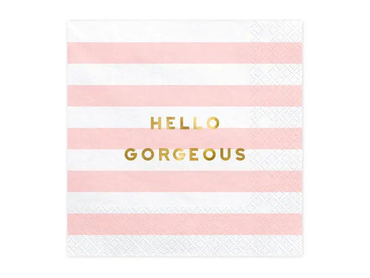 Napkins - Hello Gorgeous Partydeco