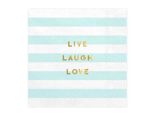Napkins - Live Laugh Love Partydeco