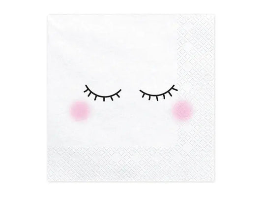 Napkins face Partydeco