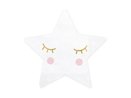 Napkins little star Partydeco