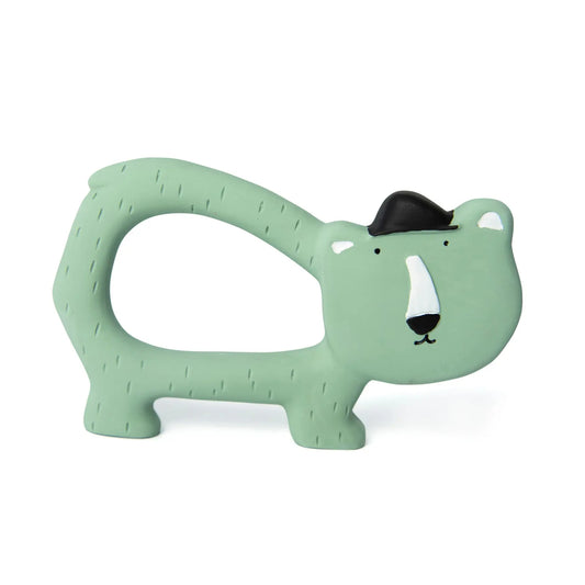 Natural rubber grasping toy - Mr. Polar Bear Trixie