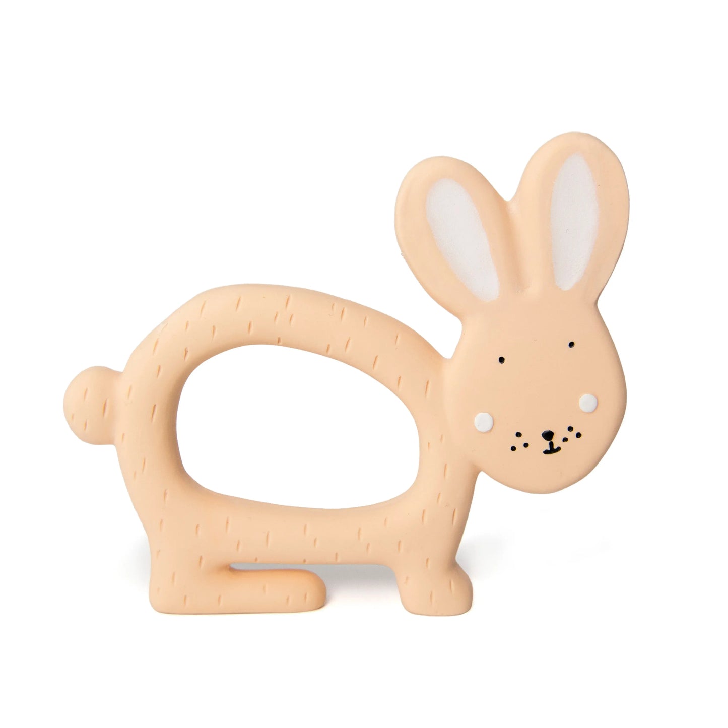 Natural rubber grasping toy - Mrs. Rabbit Trixie