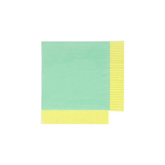 Neon Fringe Small Napkins Meri Meri
