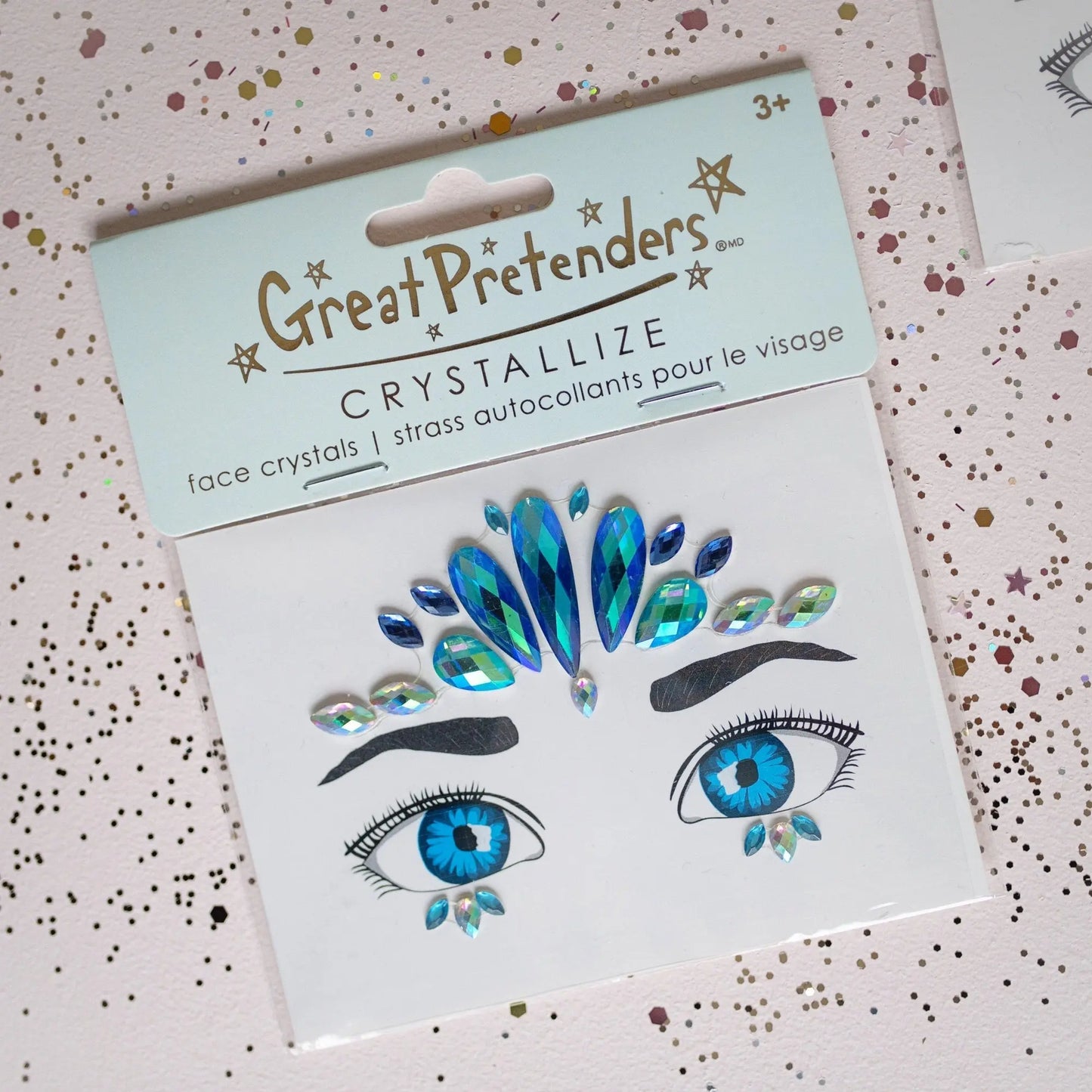 OCEAN MERMAID FACE CRYSTALS Great Pretenders