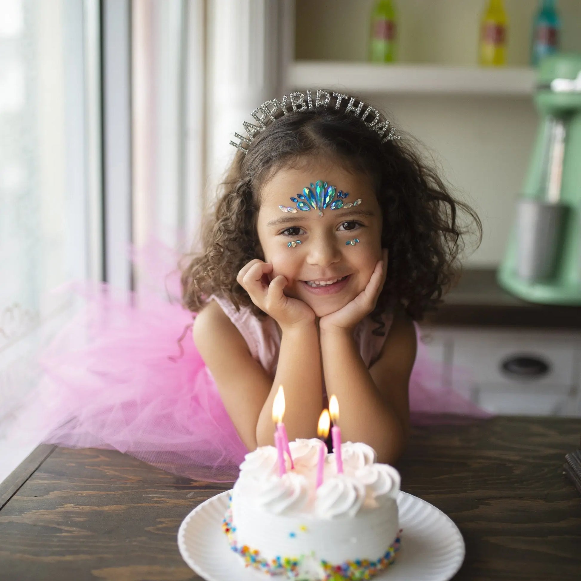 OCEAN MERMAID FACE CRYSTALS Great Pretenders