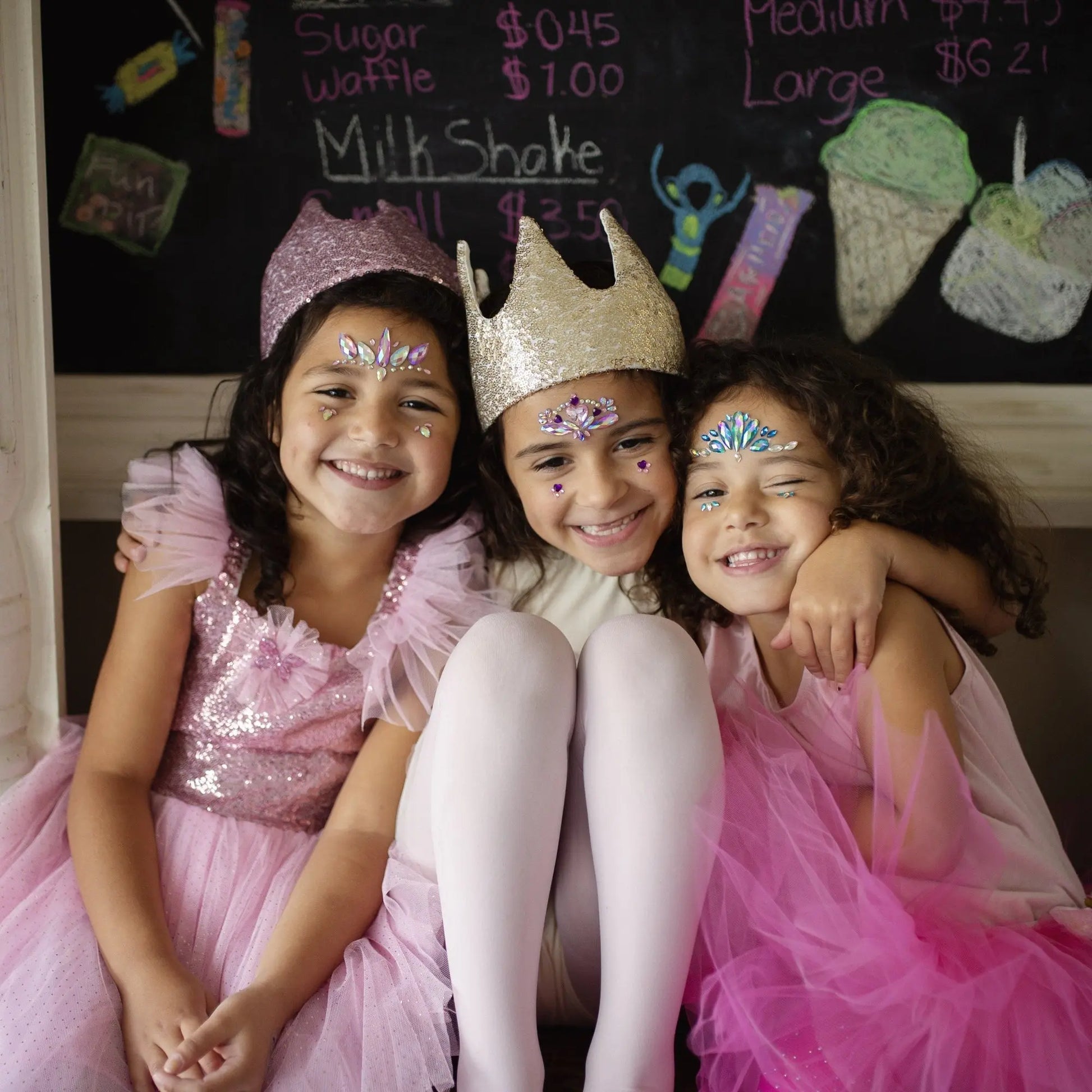 OCEAN MERMAID FACE CRYSTALS Great Pretenders