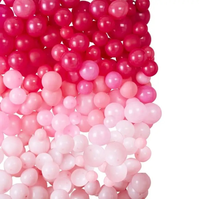 OMBRE PINK BALLOON WALL DECORATION Ginger Ray