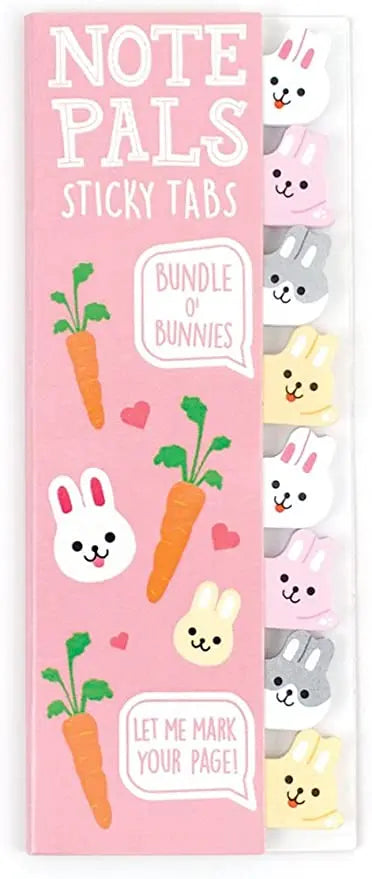 OOLY, Note Pals Sticky Tabs, Bundle O Bunnies (121-016) OOLY