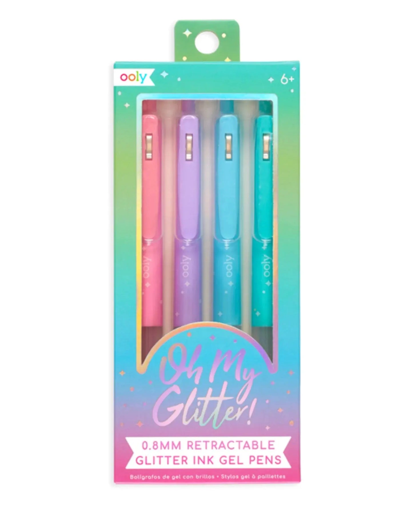 Oh My Glitter! Gel Pens Set Of 4 OOLY