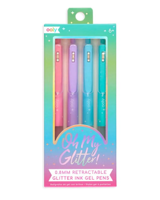 Oh My Glitter! Gel Pens Set Of 4 OOLY