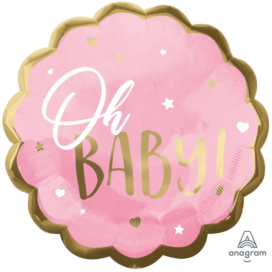 Oh baby Balloon Betallic
