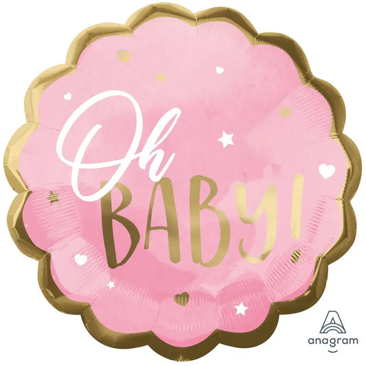 Oh baby Balloon Betallic