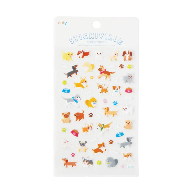 Ooly-Stickiville puppy love stickers OOLY