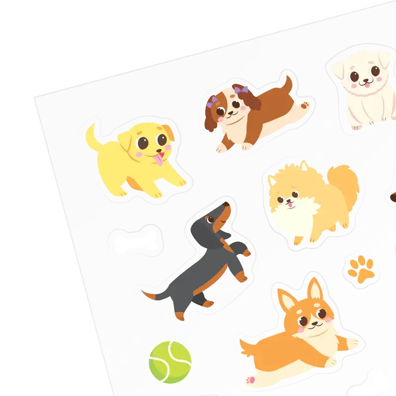 Ooly-Stickiville puppy love stickers OOLY