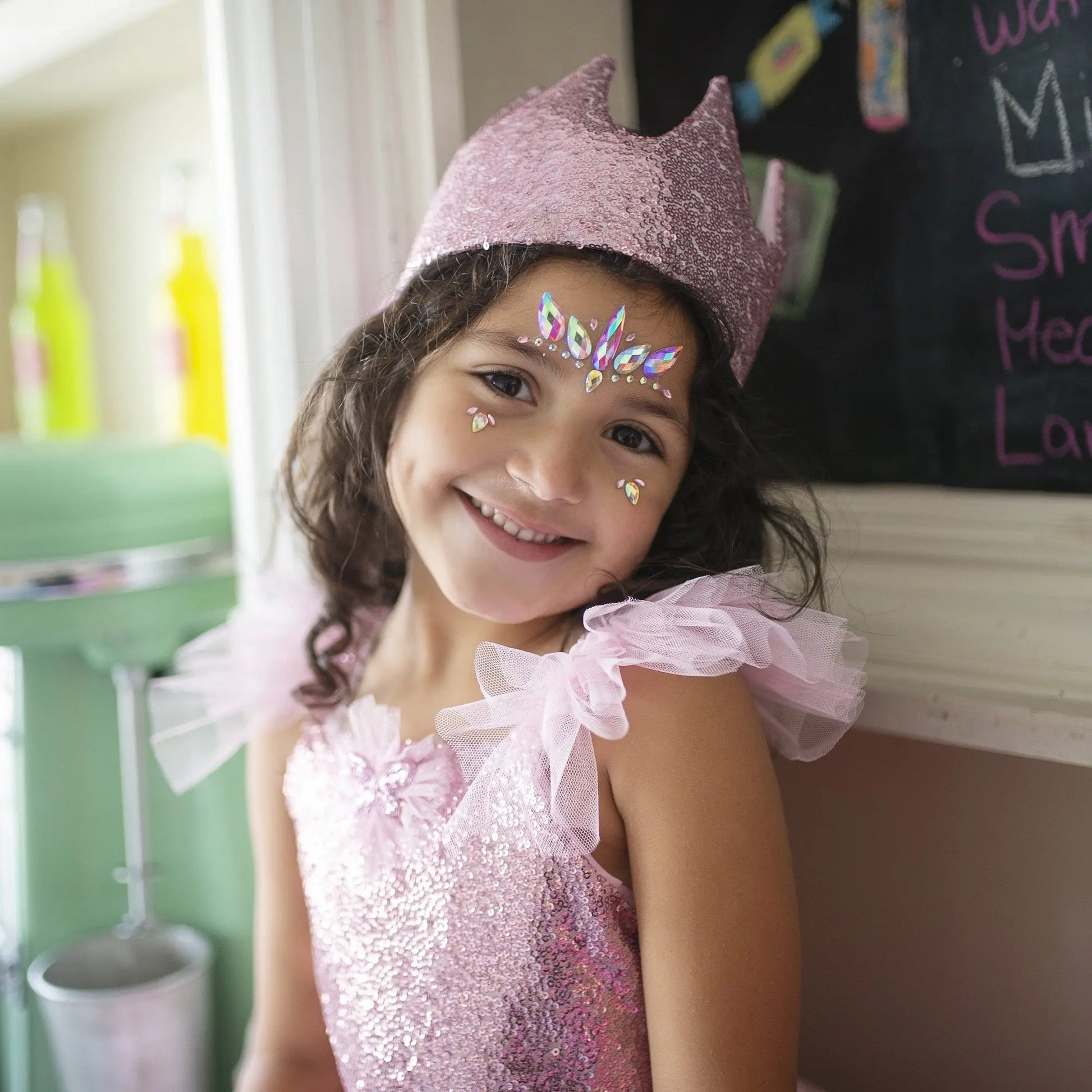 PINK UNICORN FACE CRYSTALS Great Pretenders