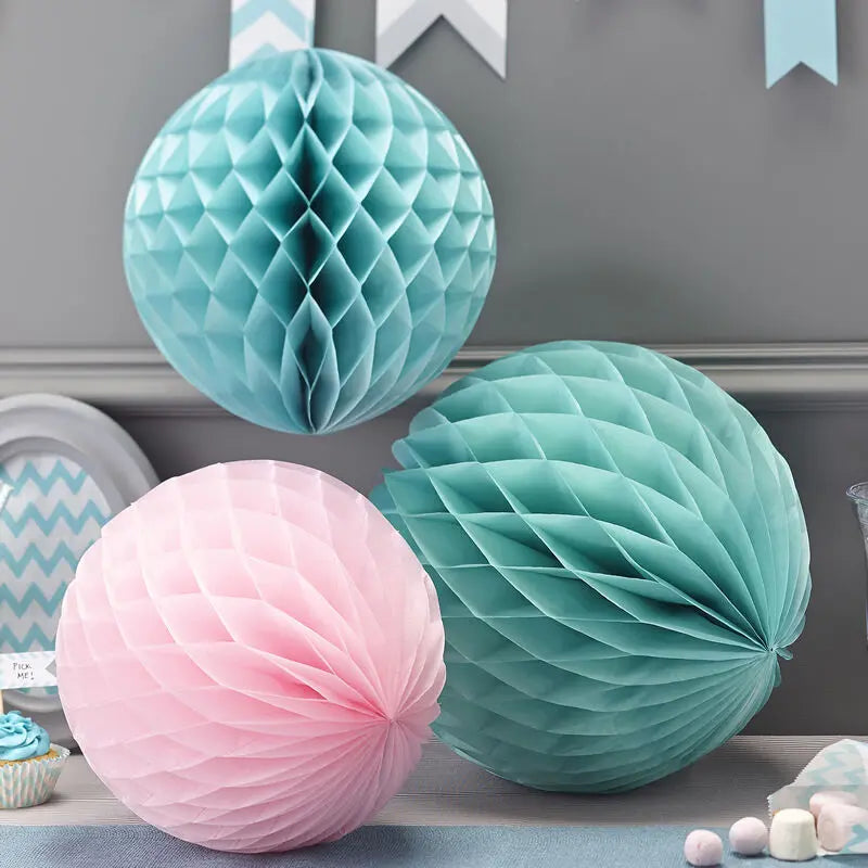 PINK & PASTEL HONEYCOMB BALLS Ginger Ray