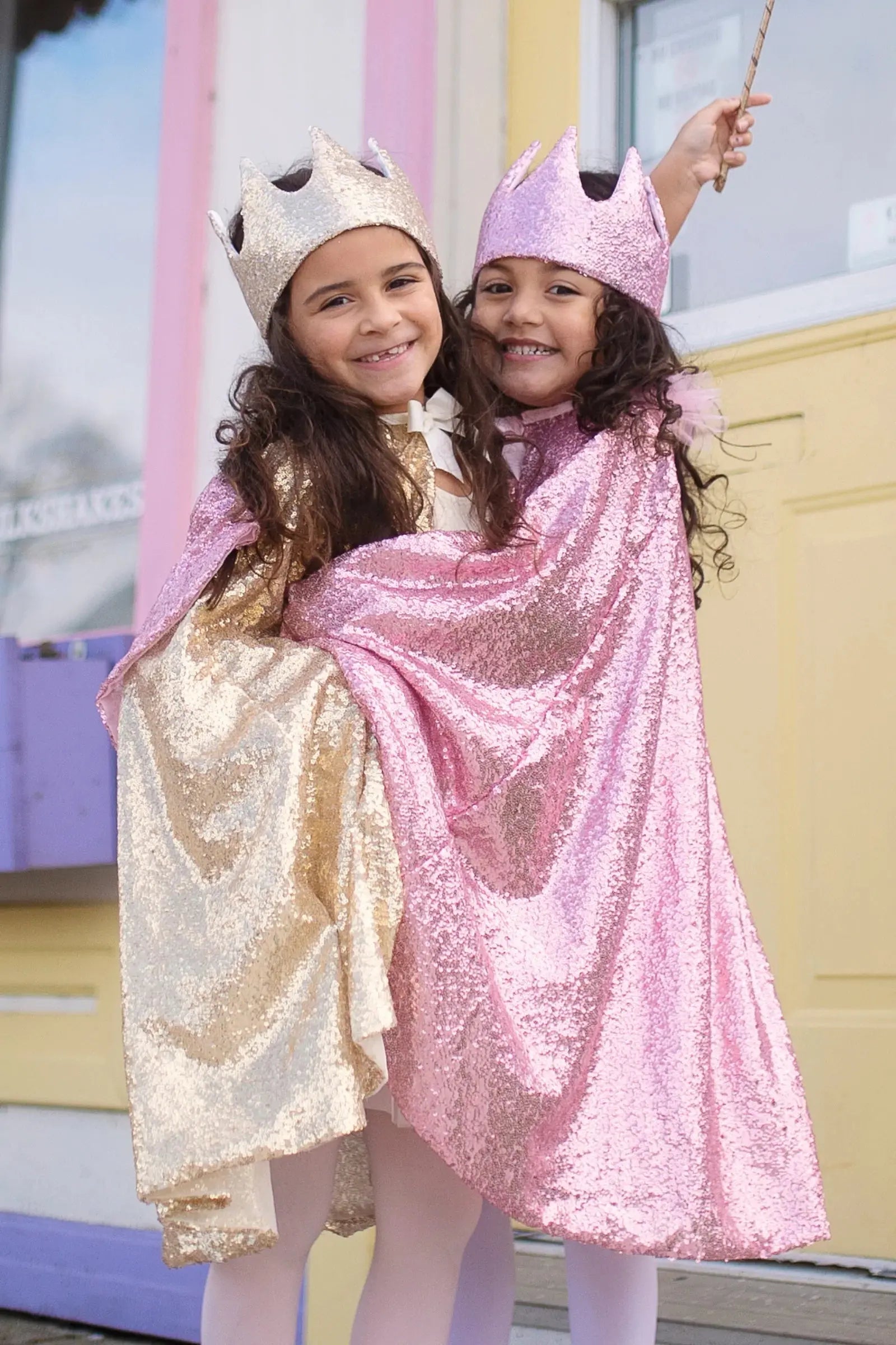 PRECIOUS Gold SEQUINS Crown Great Pretenders