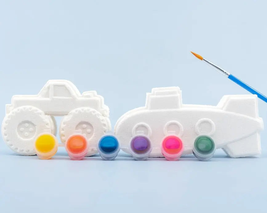 Paint Your Own Bath Bombs- Truck and Submarine Luxiny Products