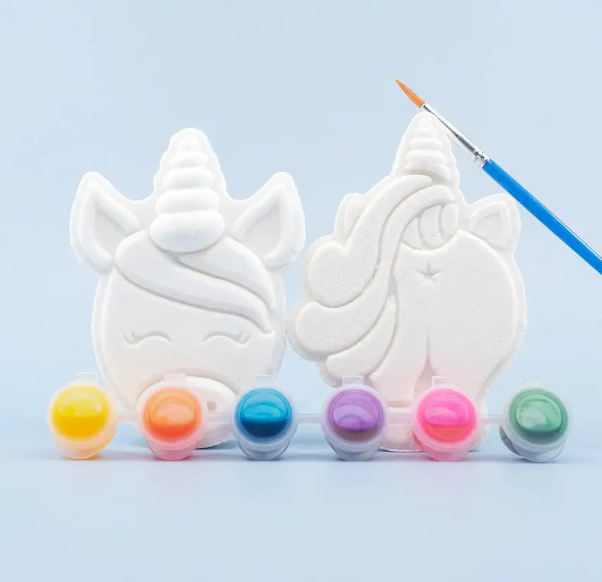 Paint Your Own Bath Bombs- Unicorn and Unicorn Tail Luxiny Products